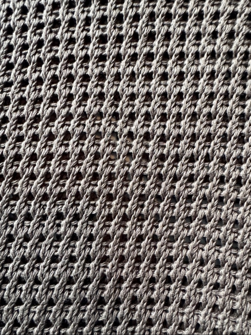 Theory Brown Crochet Knit Sleeveless Vest - Picture 3 of 4